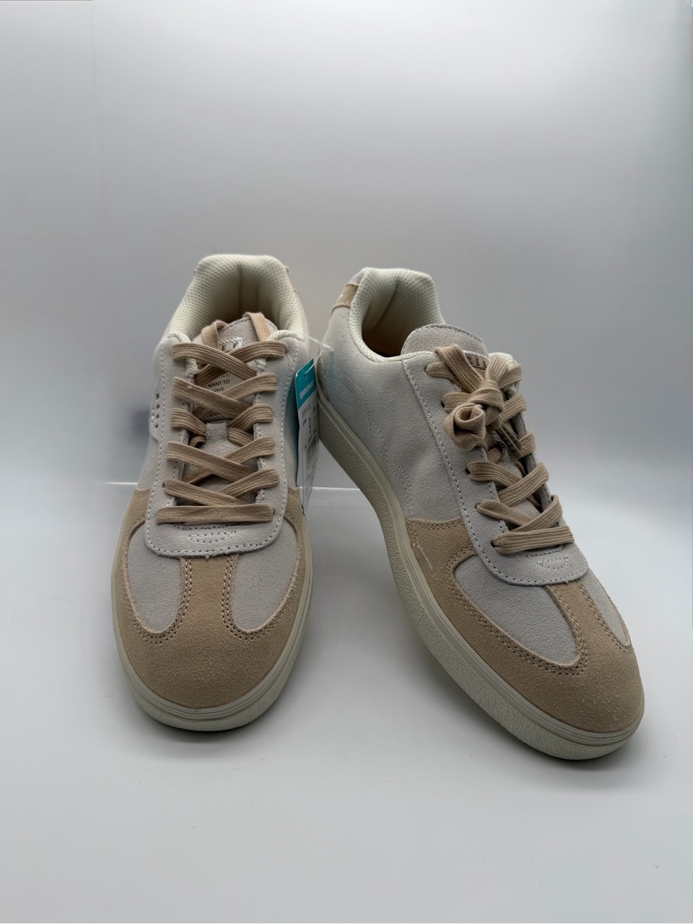 Reef Womens Comfort Sneakers 9 White Beige Boardwalk Callie Suede Leather Cork